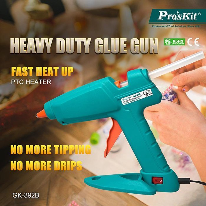 pistoli thermokollisis silikonis, 100W, 193 °C 6526 Pistoli Thermokollisis 2