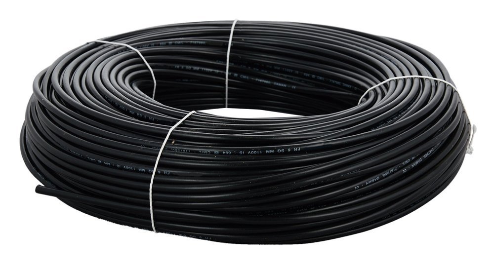CABLEL καλώδιο 4mm², 450/750V, 100m, μαύρο 2530