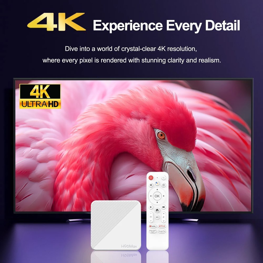 TV Box H313, 4K, 2/16GB, WiFi 6, Bluetooth, Android 14 8051 0 4