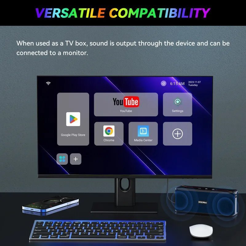 TV Box & icheio M7, RK3528, 8K, 4/32GB, WiFi, Bluetooth, Android 13 8052 0 6