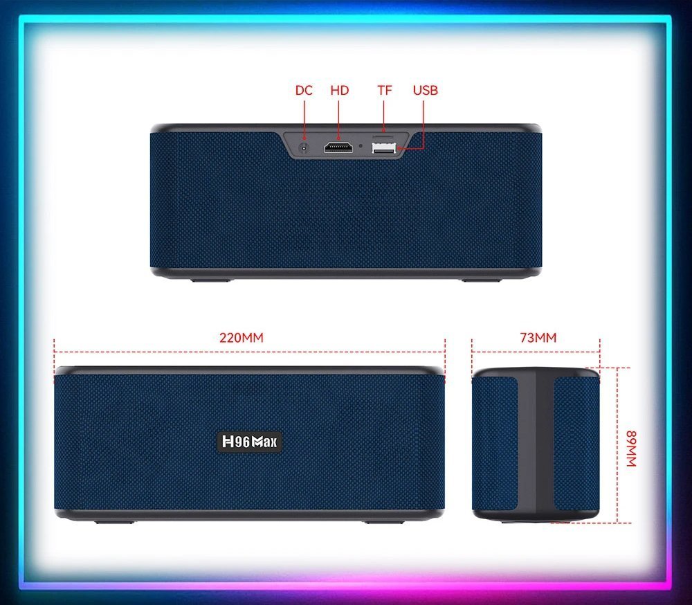 TV Box & icheio M7, RK3528, 8K, 4/32GB, WiFi, Bluetooth, Android 13 8052 0 9