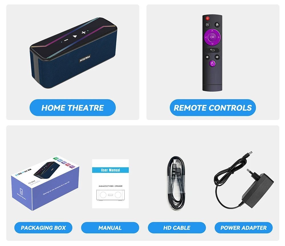 TV Box & icheio M7, RK3528, 8K, 4/32GB, WiFi, Bluetooth, Android 13 8052 0 11