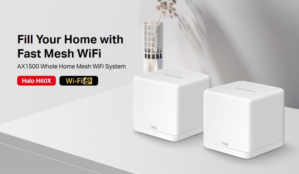 Mesh WiFi 6 System alo 60X, 1500Mbps Dual Band, 2tmch, V.1.0 7429 Mesh 2