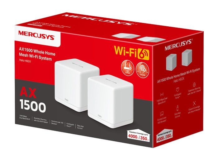 Mesh WiFi 6 System alo 60X, 1500Mbps Dual Band, 2tmch, V.1.0 7429 Mesh 8
