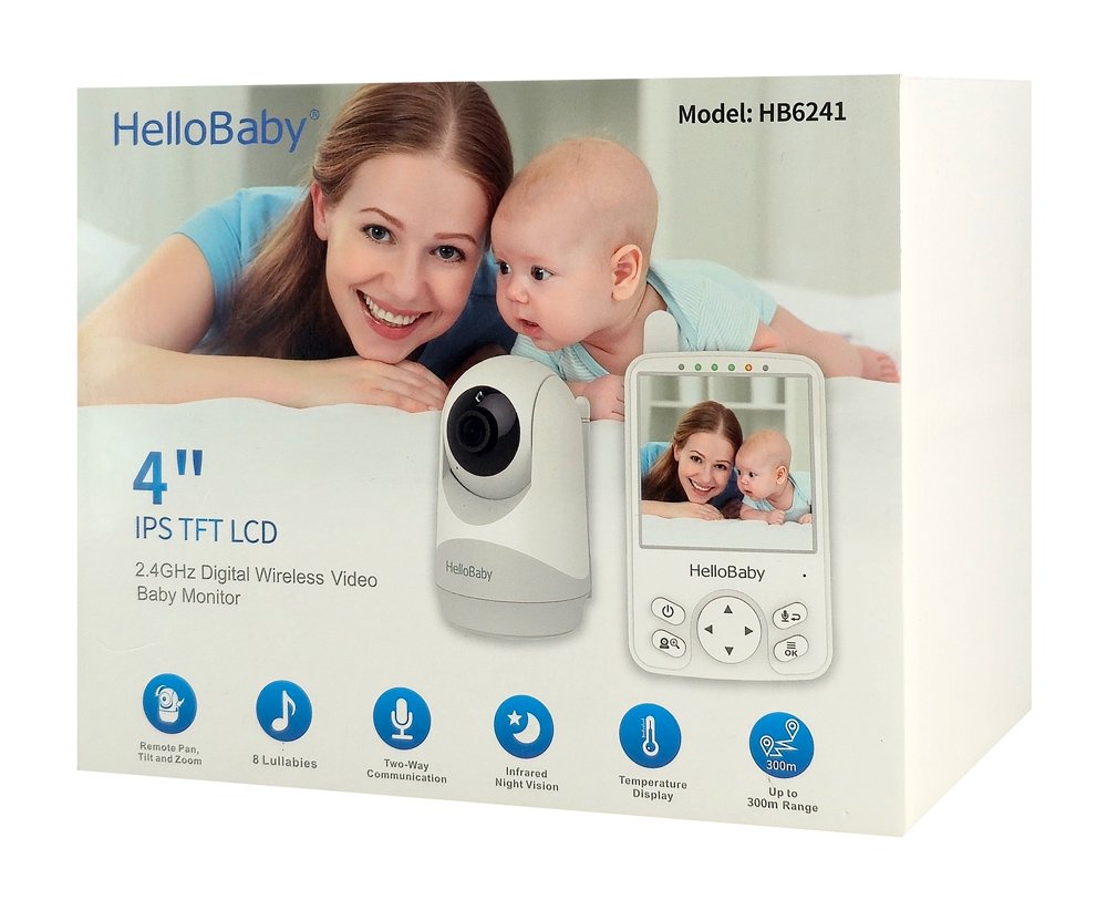 HELLOBABY ενδοεπικοινωνία μωρού με κάμερα & οθόνη 4", 720p, PTZ 7855 - Image 6