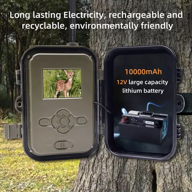 SUNTEK κάμερα για κυνηγούς , PIR, 4G, 30MP, 4K, IP65 3874 - Image 2