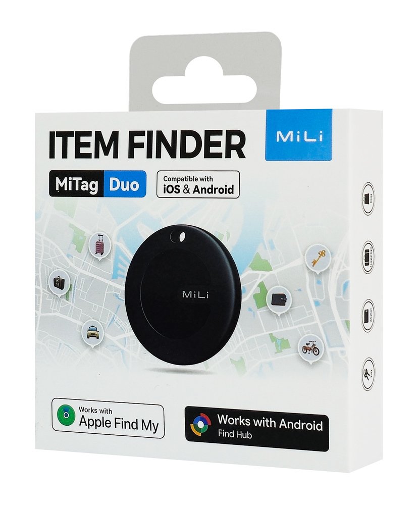 smart tag MiTag Duo gia iOS & Android syskeyes, Bluetooth tracker, mayro 9734 0 5