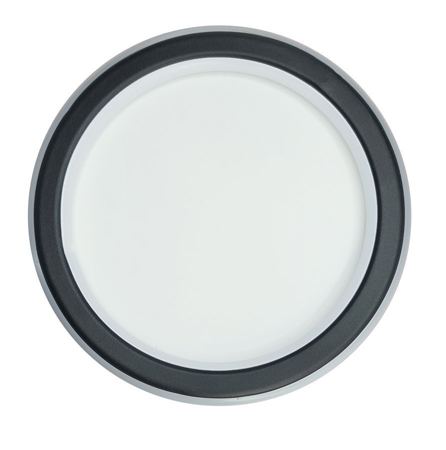 POWERTECH LED φωτιστικό οροφής , 25W, 4000K, Φ21cm, μαύρο 3542