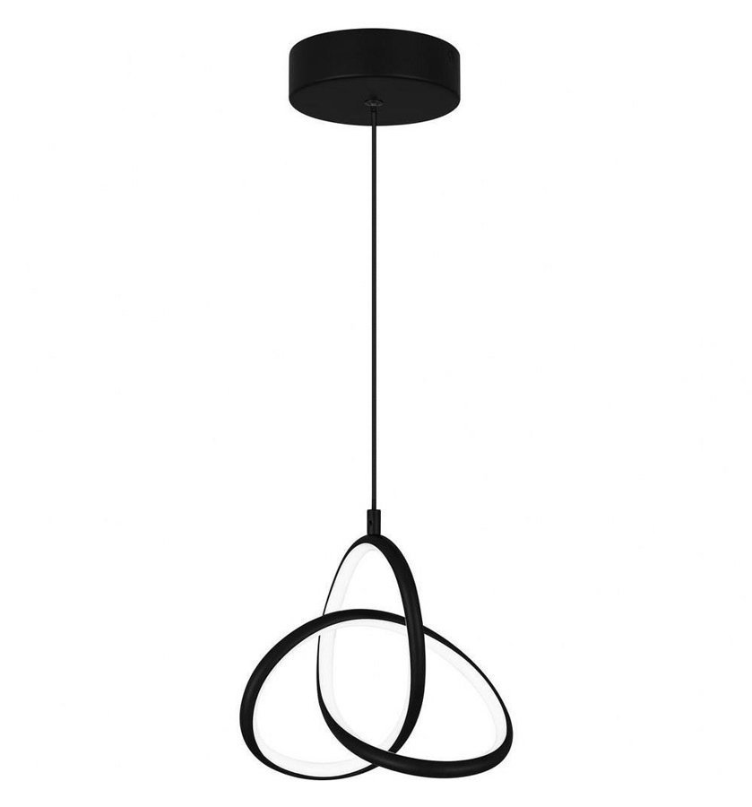 POWERTECH LED φωτιστικό οροφής , 15W, 4000K, Φ22cm x 1m, μαύρο 5396