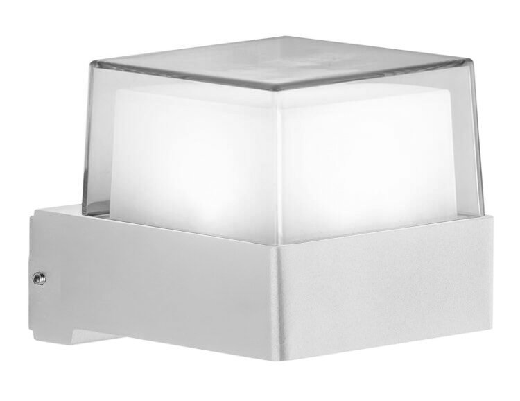 POWERTECH LED φωτιστικό τοίχου , 7W, 4000K, 560lm, IP65, λευκό 6610