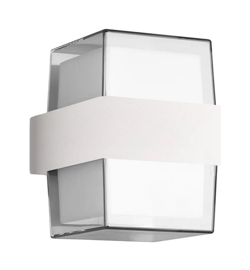 POWERTECH LED φωτιστικό τοίχου , 14W, 4000K, 1120lm, IP65, λευκό 6612