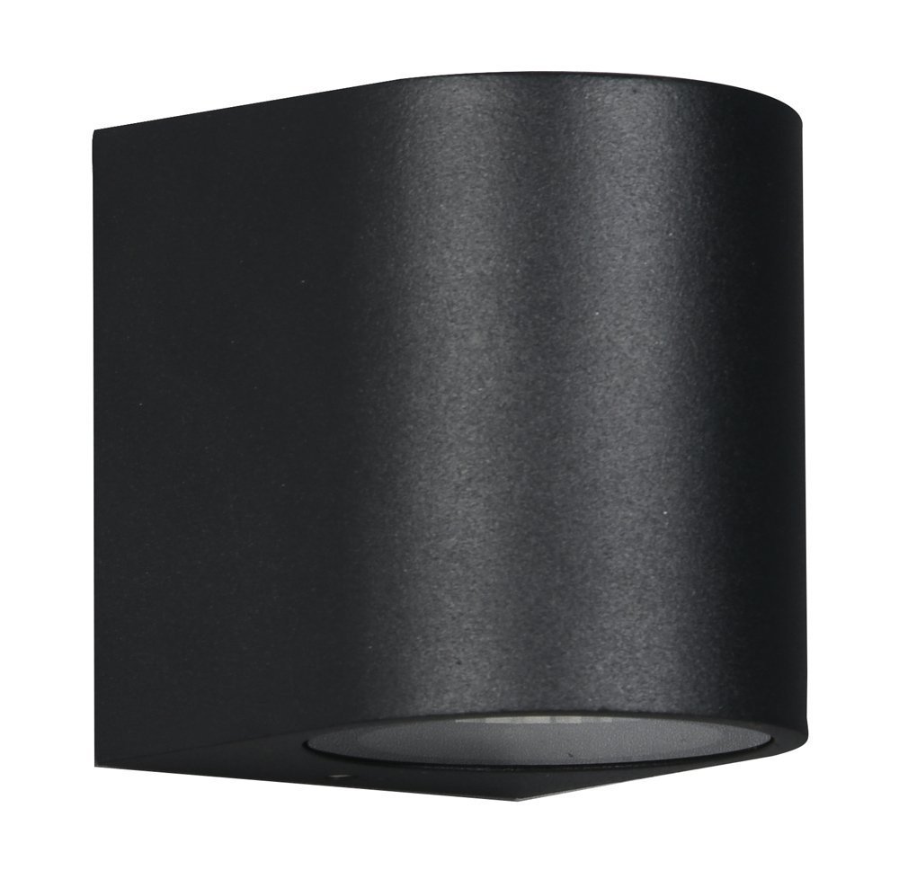 fotistiko toichoy gia GU10 lampa, metalliko, IP65, mayro 8826 Mayro