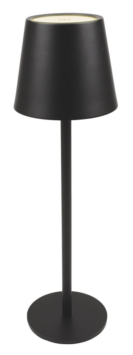 POWERTECH LED επιτραπέζιο φωτιστικό , ρυθμιζόμενο, επαναφορτιζόμενο, μαύρο 8851