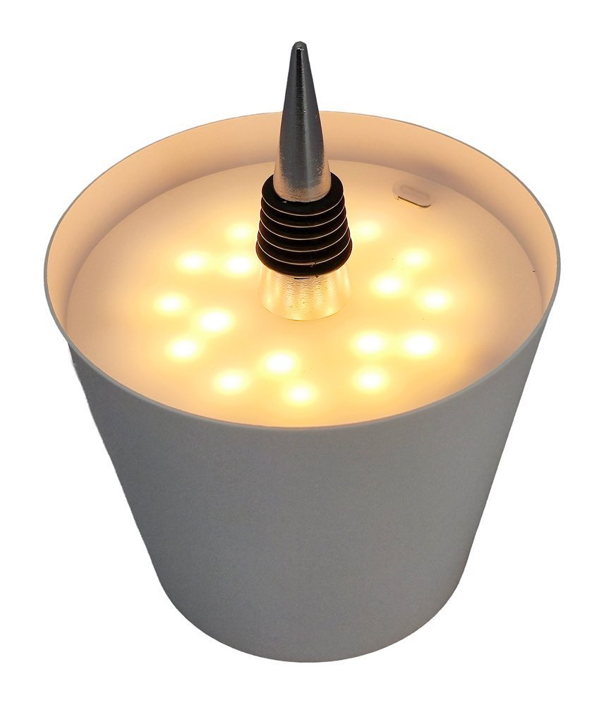 POWERTECH LED φωτιστικό για μπουκάλι , ρυθμιζόμενο, επαναφορτιζόμενο, λευκό 8966 - Image 4