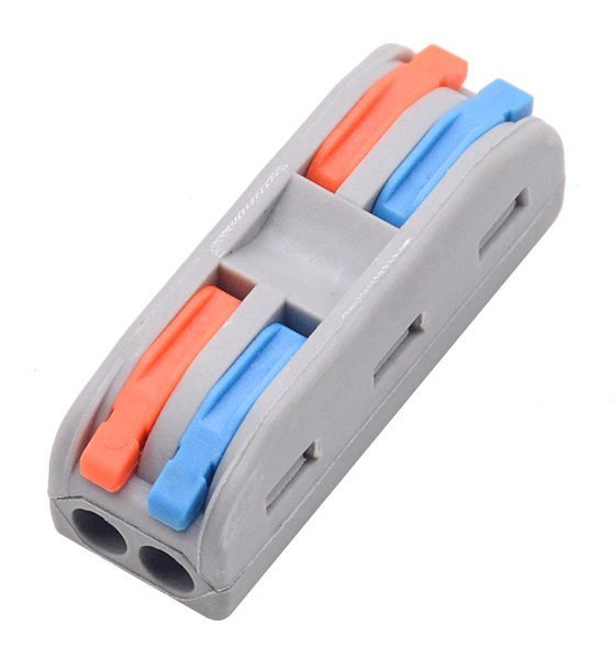 POWERTECH κλέμα σύνδεσης καλωδίων , 2 θέσεων, 0.08mm-4mm², 10τμχ 3732
