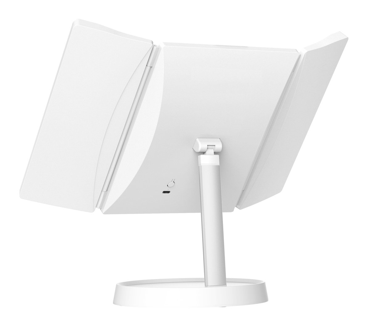 HOME USE επιτραπέζιος καθρέφτης , LED φως, 1x/2x/3x zoom, 2000mAh, λευκός 6583 - Image 4