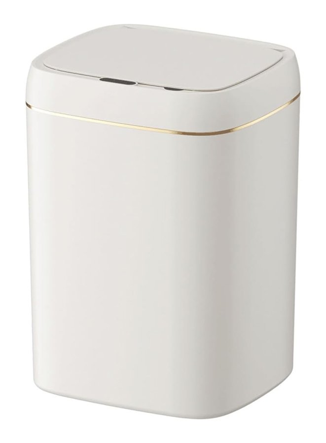 HOME USE κάδος απορριμμάτων  με φωτοκύτταρο, 13lt, λευκός 6716