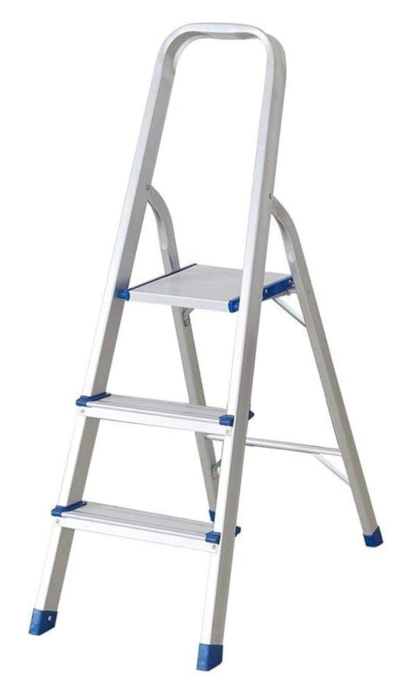 HOME USE σκάλα αλουμινίου  με 2+1 σκαλοπάτια, EN 131, 117.5cm 7620