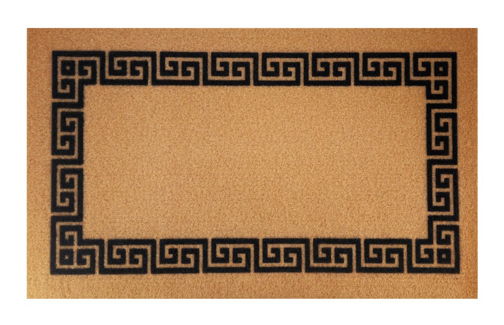 HOME USE πατάκι εισόδου , αντιολισθητικό, 75x45cm, 8mm πάχος, καφέ 7677