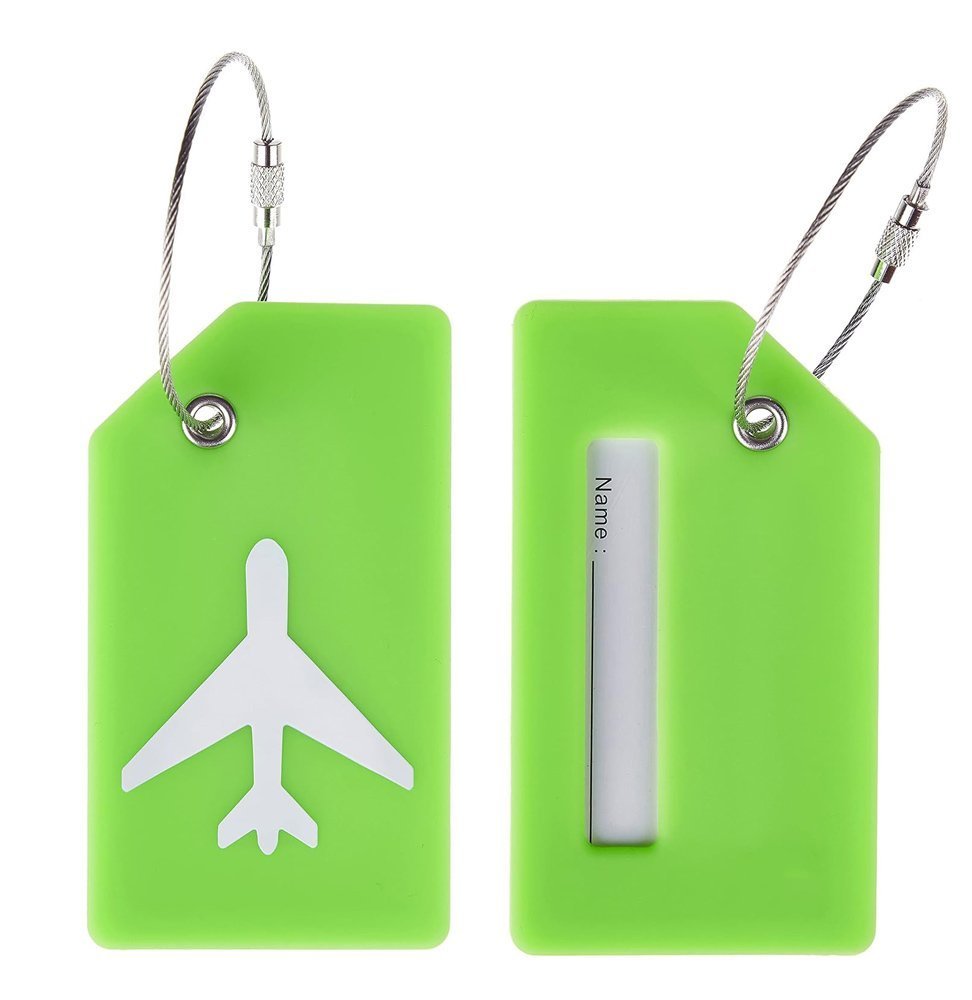 HOME USE ετικέτα βαλίτσας , 9.2x0.7x5.2cm, πράσινη 8776