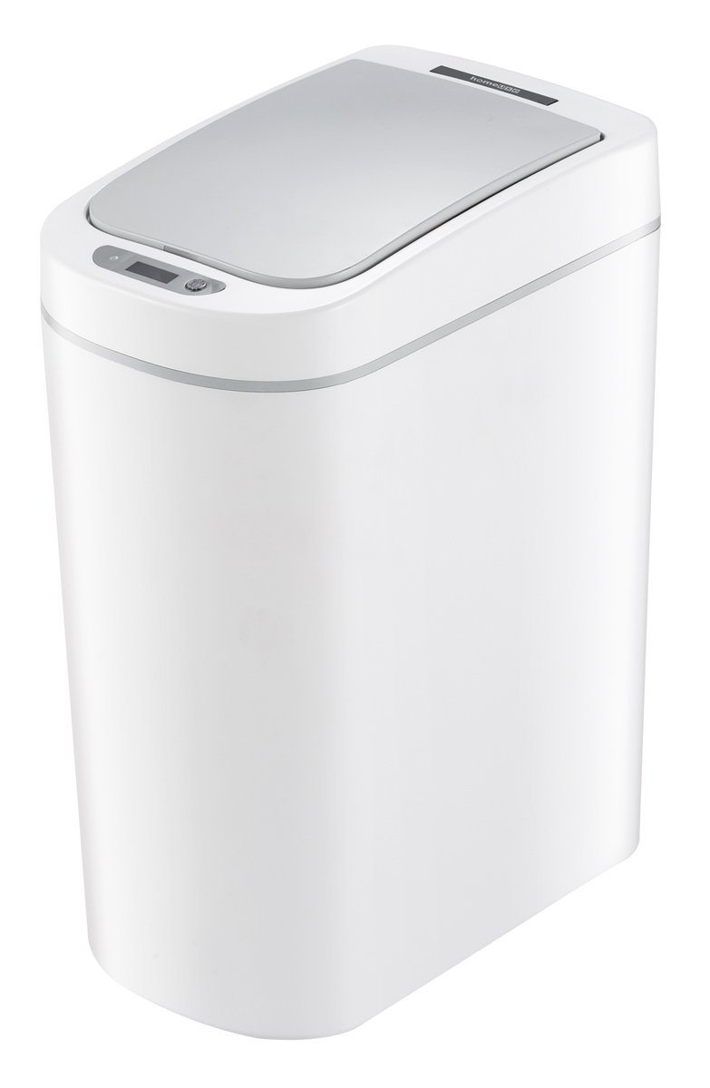 HOME USE κάδος απορριμμάτων με φωτοκύτταρο, 7lt, λευκός 9323
