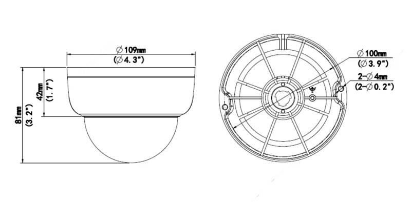 IP kamera, 2.8mm, 5MP, IP67/IK10, PoE, IR eos 30m 5504 5MP