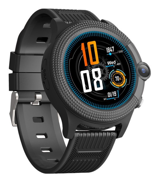 INTIME GPS smartwatch για παιδιά , 1.28", camera, 4G, IPX7, μαύρο 4307