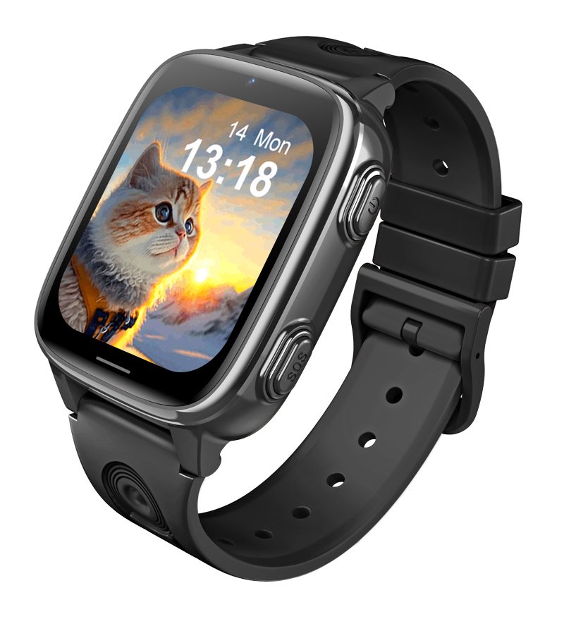 INTIME GPS smartwatch για παιδιά , 1.83", κάμερα, 4G, IPX5, μαύρο 9217
