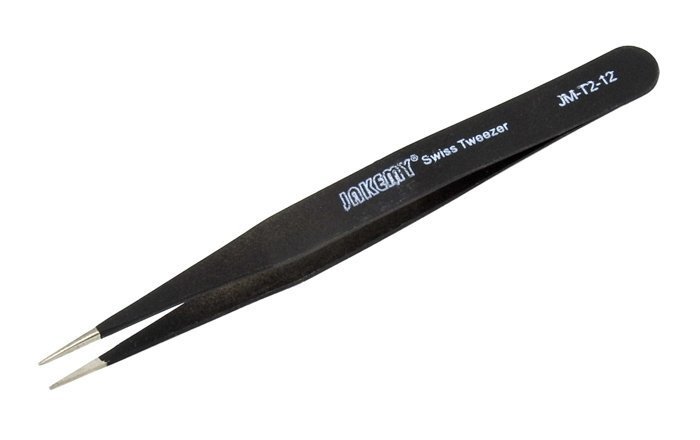 JAKEMY τσιμπίδα , ανοξείδωτη, SUS304, 123mm, ίσια 94