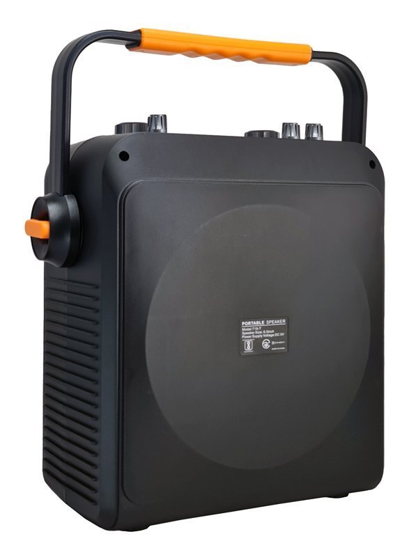 JYX φορητό ηχείο T19-T με 2x μικρόφωνα, 18W, 3000mah, LED, μαύρο 7280 - Image 10