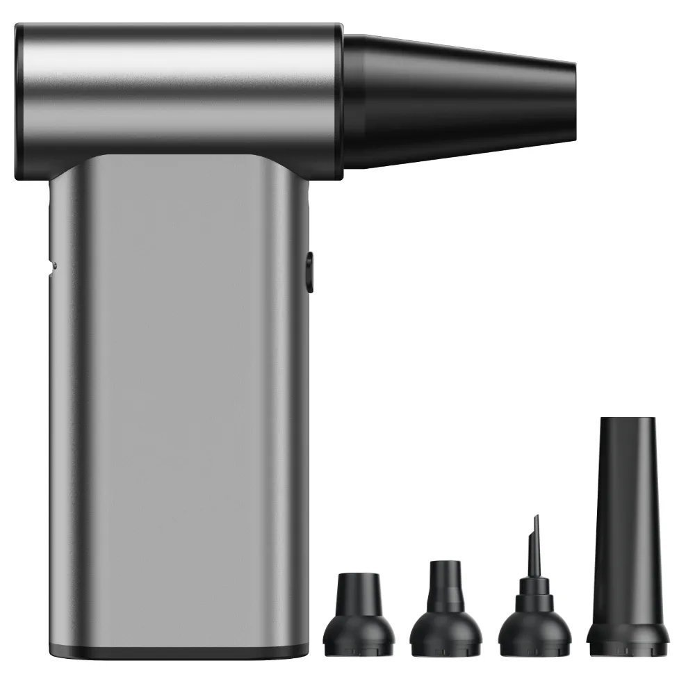 KINZIR ηλεκτρικό air duster AD57, 180W, 8000mAh, γκρι 7354