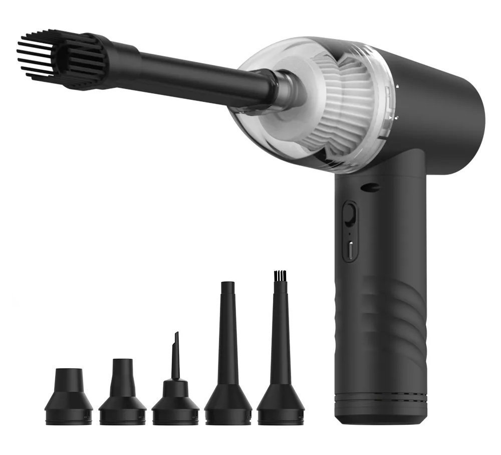 KINZIR 2 σε 1 σκουπάκι χειρός & air duster VC43, 70W, 6000mAh, μαύρο 7355