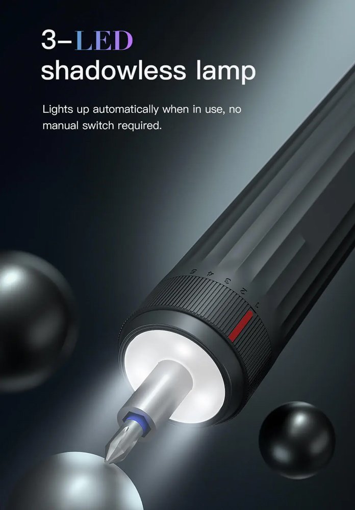 set ilektriko katsavidi me LED fako, 2000mAh, 35 se 1 6299 Ilektriko katsavidi 7