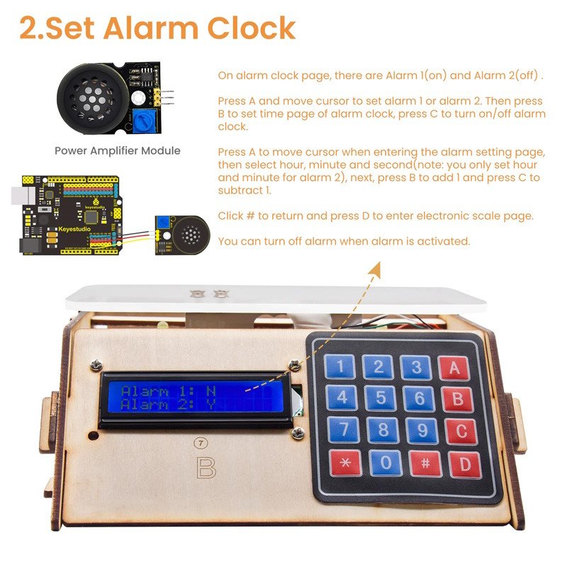 KEYESTUDIO Electronic Scale Kit για Arduino 5081 - Image 7