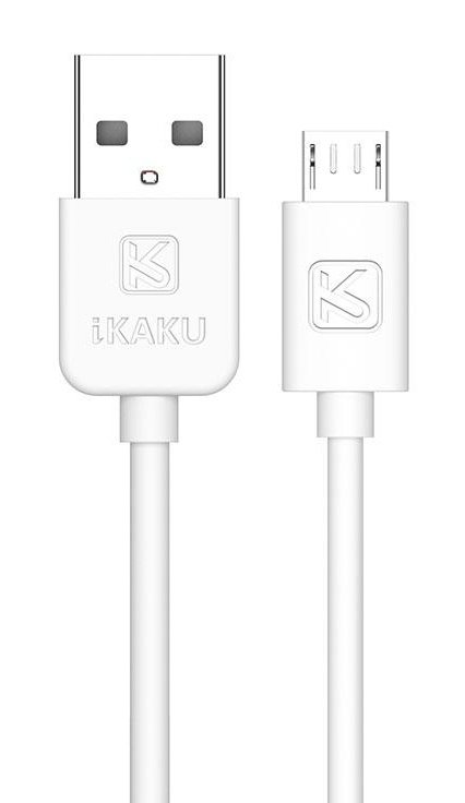 KAKUSIGA καλώδιο micro USB σε USB , 2.4A, 480Mbps, 2m, λευκό 9155