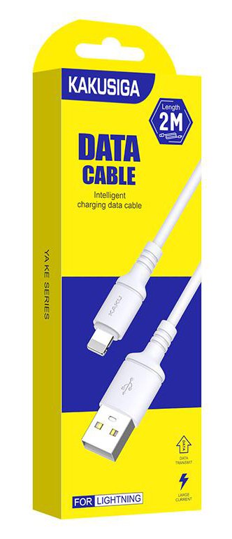 KAKUSIGA καλώδιο Lightning σε USB , 2.8A, 480Mbps, 2m, λευκό 9154 - Image 4
