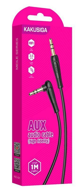 kalodio ichoy 3.5mm, AUX, 90°, HiFi 1m, mayro 9164 1m
