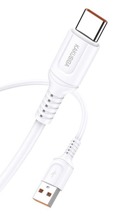 KAKUSIGA καλώδιο USB-C σε USB , 3A, 480Mbps, 1m, λευκό 8271