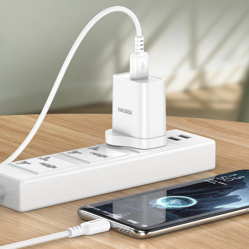 KAKUSIGA καλώδιο USB-C σε USB-C , 60W, 480Mbps, 1m, λευκό 8259 - Image 2