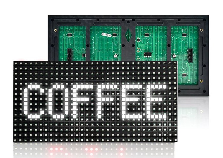 KEYESTUDIO LED panel module P10  για Arduino, 16x32cm, λευκό 4220