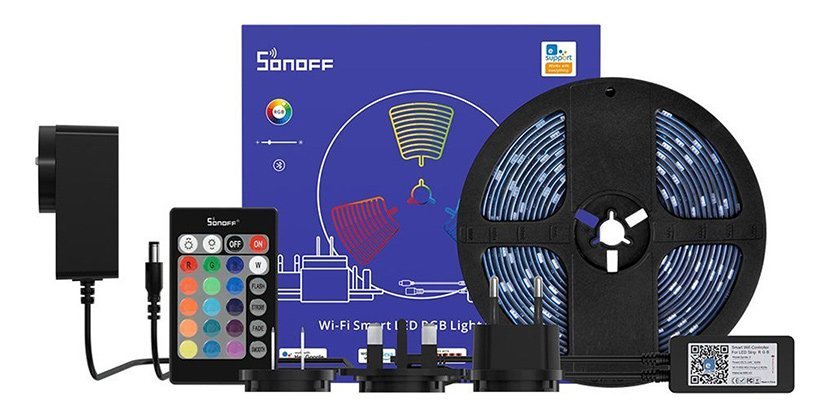 SONOFF smart LED καλωδιοταινία , αδιάβροχη, RGB, WiFi & BT, 5m 3213