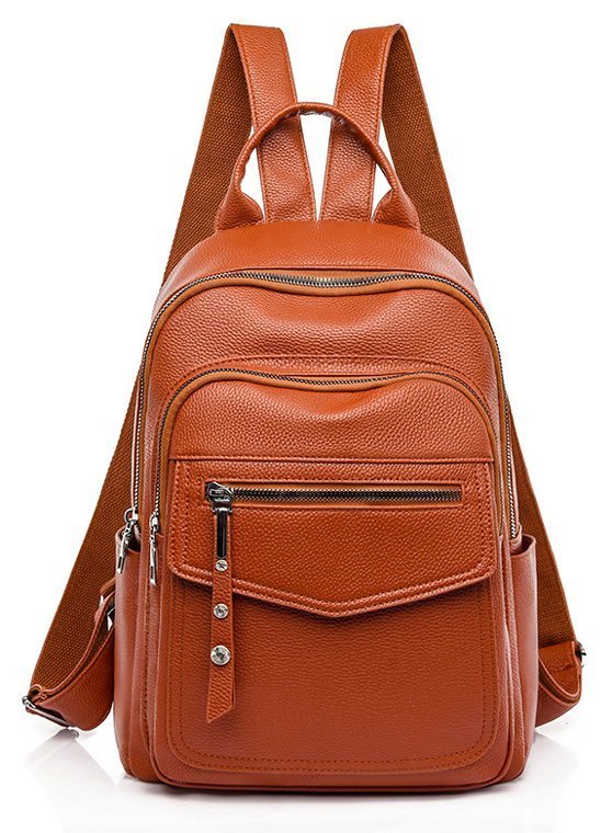 ROXXANI γυναικεία τσάντα πλάτης , καφέ 6