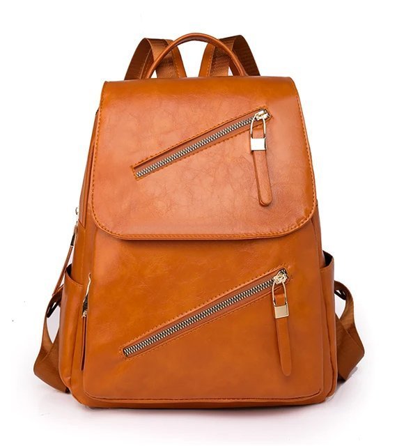 ROXXANI γυναικεία τσάντα πλάτης , καφέ 8