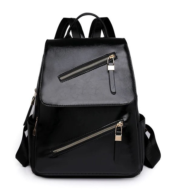 ROXXANI γυναικεία τσάντα πλάτης , μαύρη 9