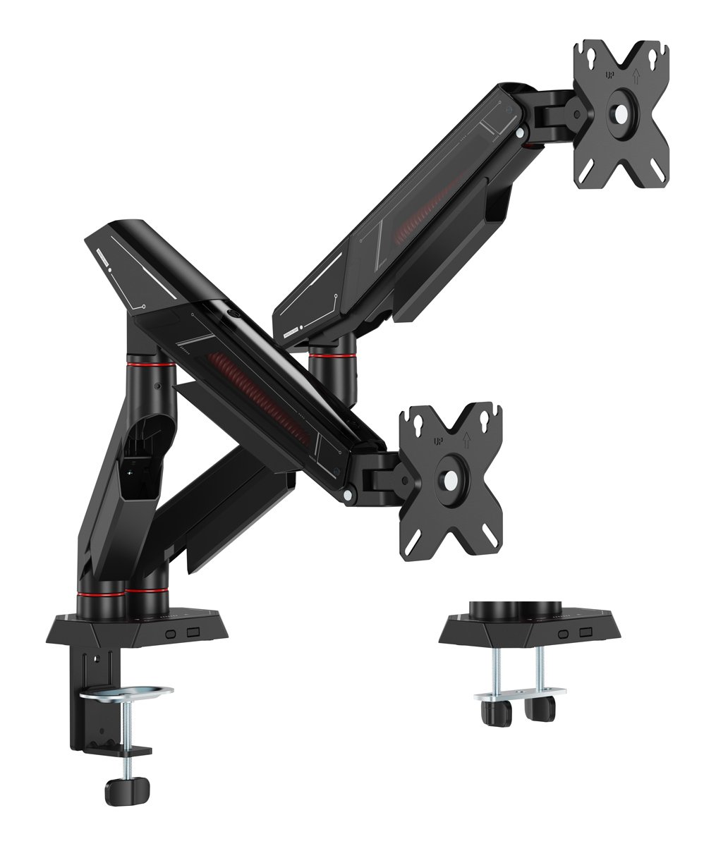 BRATECK βάση γραφείου για 2x οθόνες , 17-35", έως 12kg