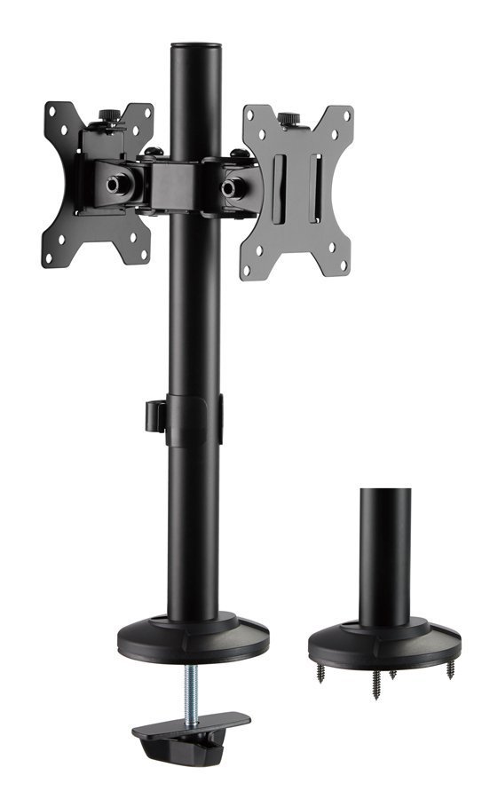 BRATECK βάση γραφείου για 2x οθόνες , 17-32", έως 8kg 1431