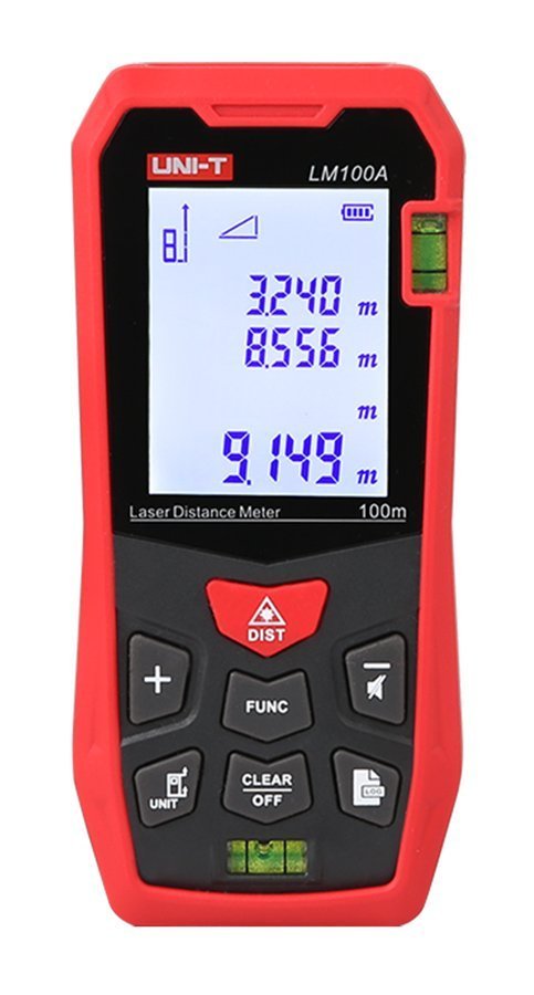 UNI-T laser μετρητής απόστασης , m/ft/in, 100m 3636