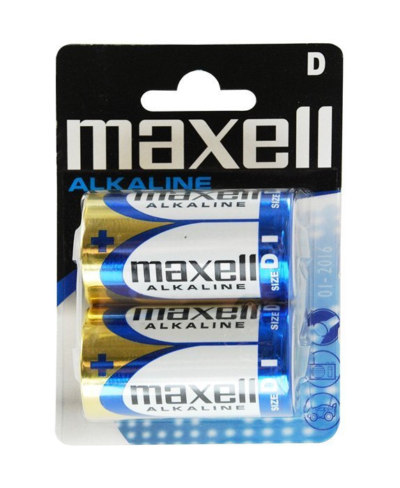 MAXELL αλκαλικές μπαταρίες /D, 1.5V, 2τμχ 277