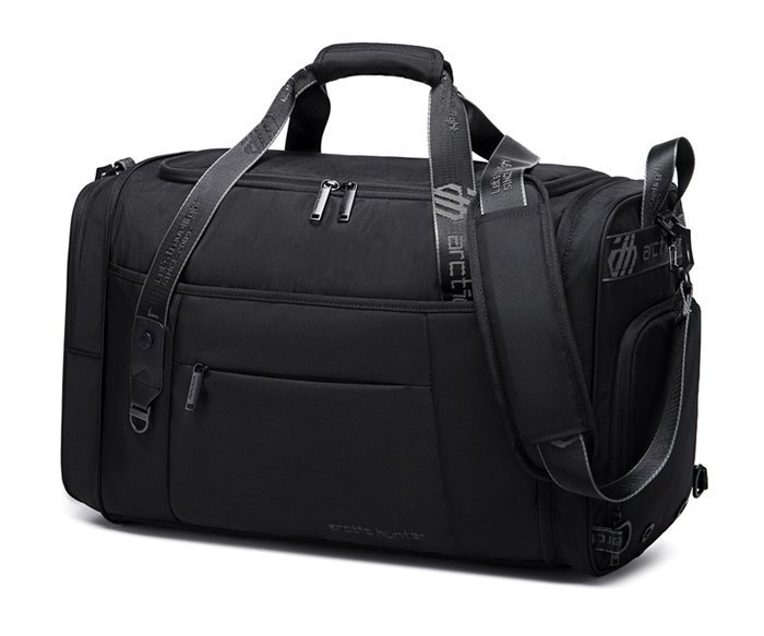 ARCTIC HUNTER τσάντα ταξιδίου , πτυσσόμενη, 30L, μαύρη 3869