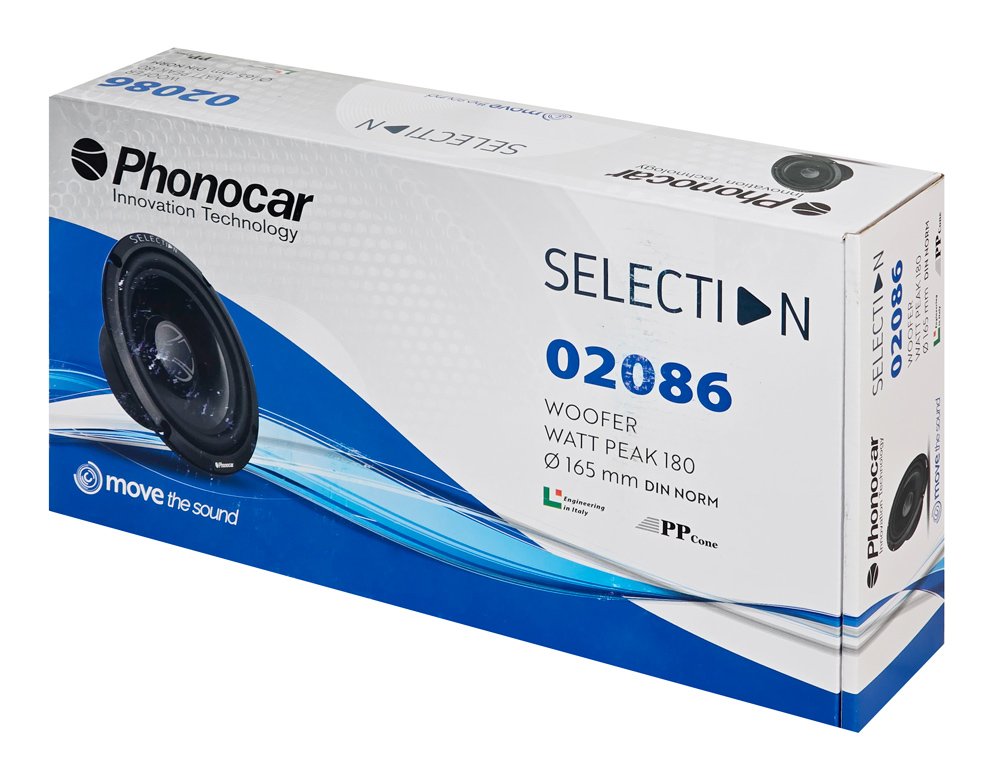 PHONOCAR set icheia aytokinitoy Selection 02086, 6.5", 90W, woofer 8131 Ichosystiμa 3